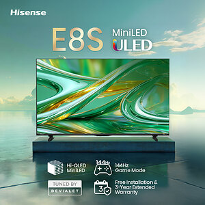 هايسنس تكشف عن أحدث إصدارات تلفزيون E8S ULED MiniLED  لعام 2026 مع عروض إطلاق حصرية عبر أمازون