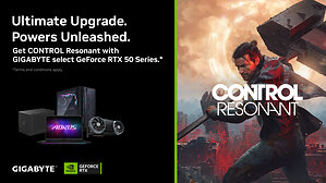GIGABYTE hợp tác với NVIDIA nâng cao trải nghiệm chơi game với dòng GeForce RTX™ 50 Series và chương trình tặng kèm CONTROL Resonant