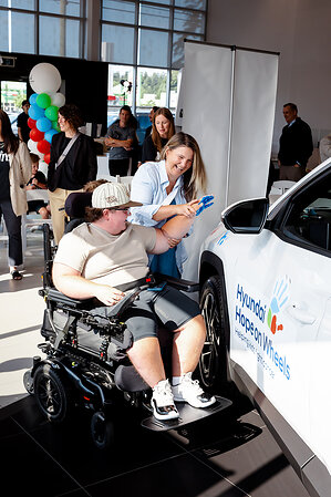 Hyundai Hope on Wheels brings hope to B.C. thanks to an assist from NHL star Connor Bedard, an inspiring Handprint Ceremony and $350,000 donation to help kids fight cancer