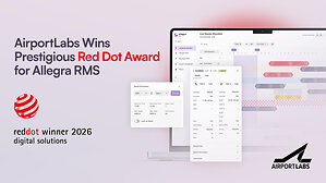 AirportLabs wins at the Red Dot Award: Brands &amp; Communication Design 2026 with Allegra RMS