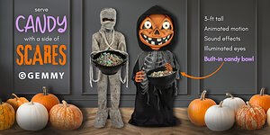 Serve Candy - and a Side of Scares - with New Animatronic Halloween Decor